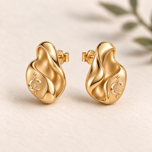 CURVEMIX Sienna Sculpted Hoop Earrings