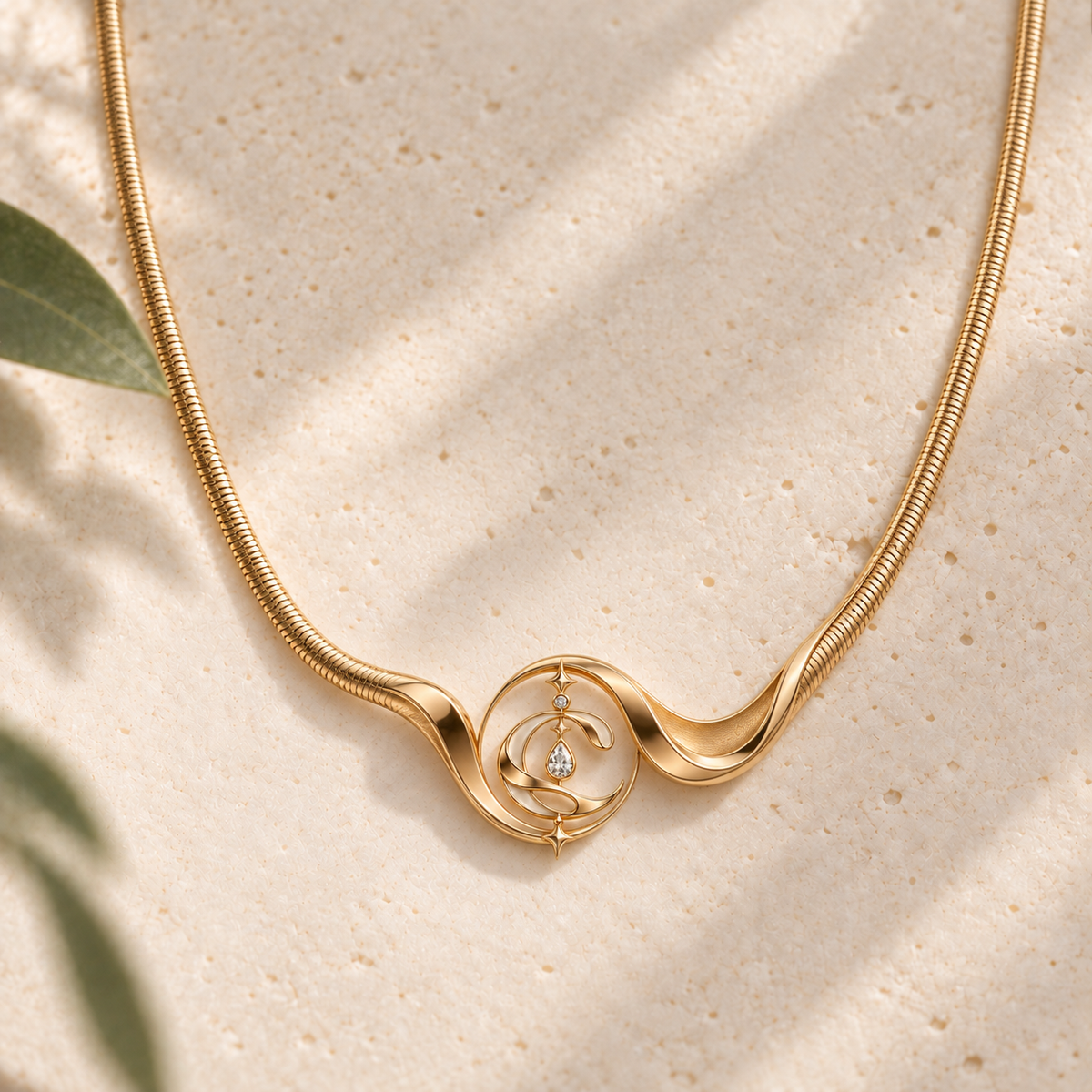 CURVEMIX Noa Snake Chain Necklace