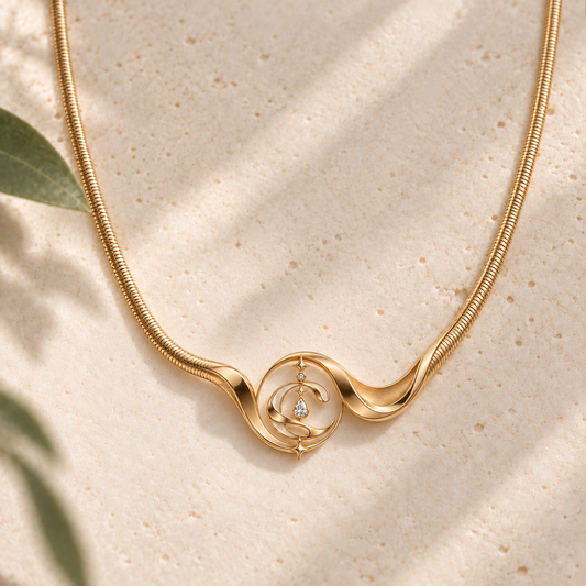 CURVEMIX Noa Snake Chain Necklace